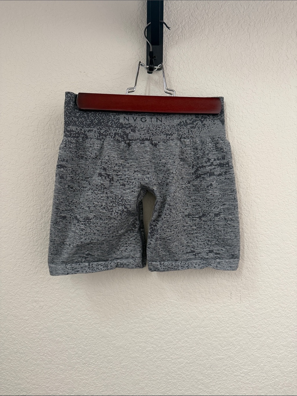 NVGTN Digital Grey Biker Shorts- Size S